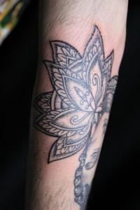Woodcut tattoo.  Golden Iron Tattoo Studio is located on 363 Spadina Ave Toronto ON, M5T 2G3. For inquires on booking an appointment please contact (416)-903-1624 during opening hours 11:00AM-8:00PM