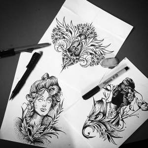 Here are some available custom flash design by Greg For any inquires check us out at http://goldenirontattoostudio.com/ or to book an appointment contact (647) 347-9363 during opening hours 11:00AM-8:00PM